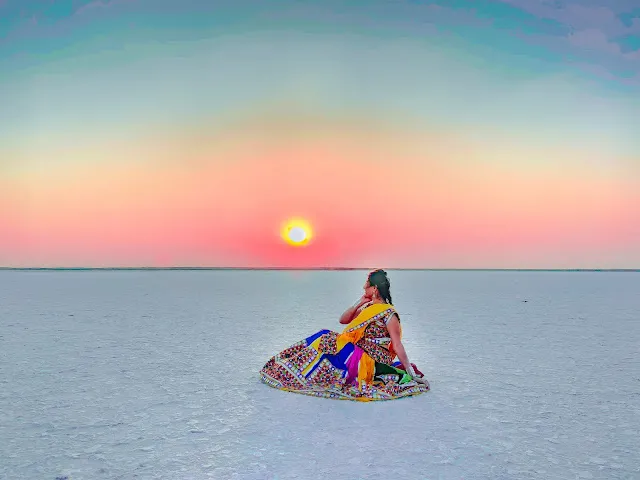 Sunset at White Rann fo Kutch