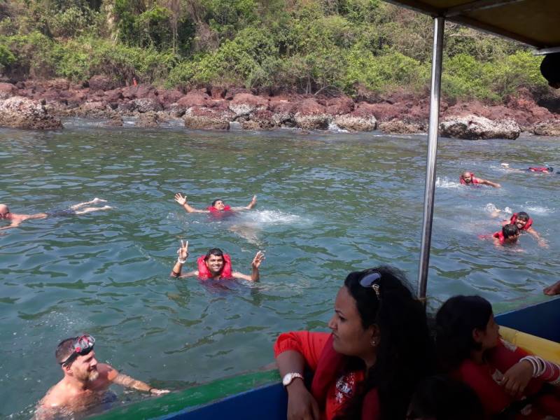 Grand Island Boat Trip with Snorkeling - Goa
