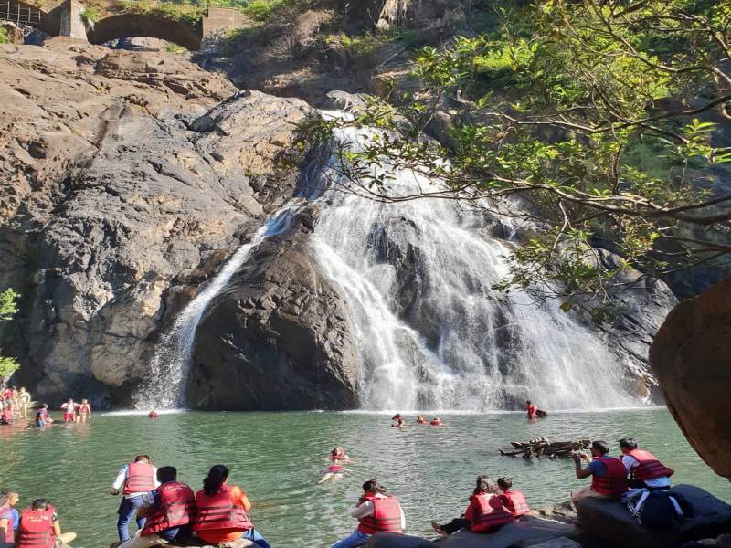 Dudhsagar Falls Tour Package with Jeep Safari + Spice Plantation + Lunch + Pikup Drop
