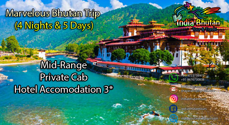 Marvelous Bhutan Trip (4 Nights & 5 Days)