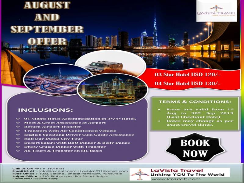 4 Nights & 5 Days Dubai B2B Summer Package
