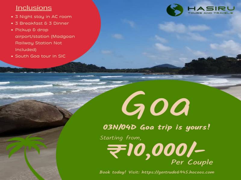 3 Nights / 4 Days Goa Tour Package