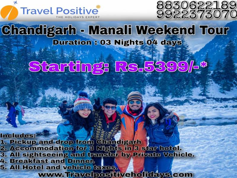 Chandigarh- Manali Weekend Tour