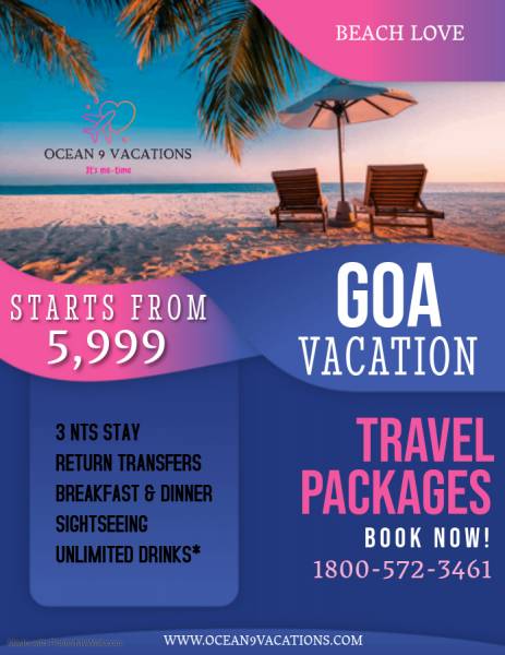 3 Nights Goa Holiday Package