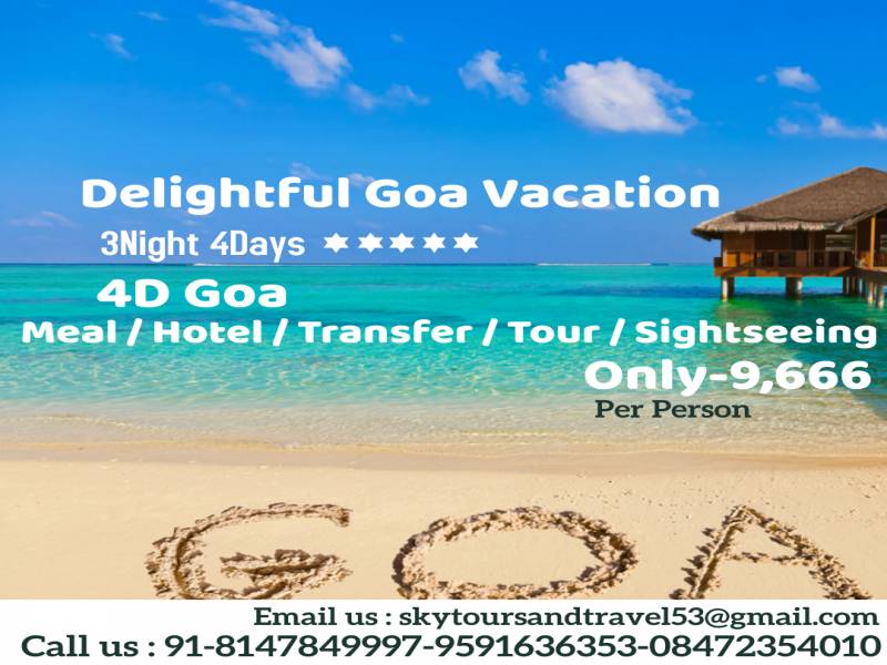 Delightful Goa Vacation 3 Night 4 Days