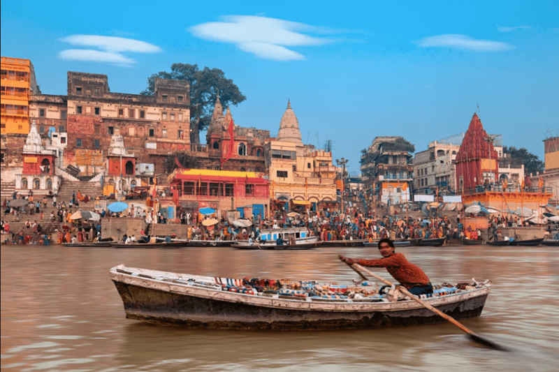 Golden Triangle With Temples And Ganges Tour Package
