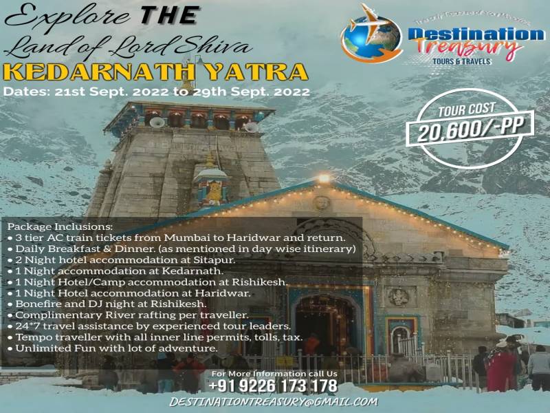 Kedarnath Yatra 7 Night 8 Days