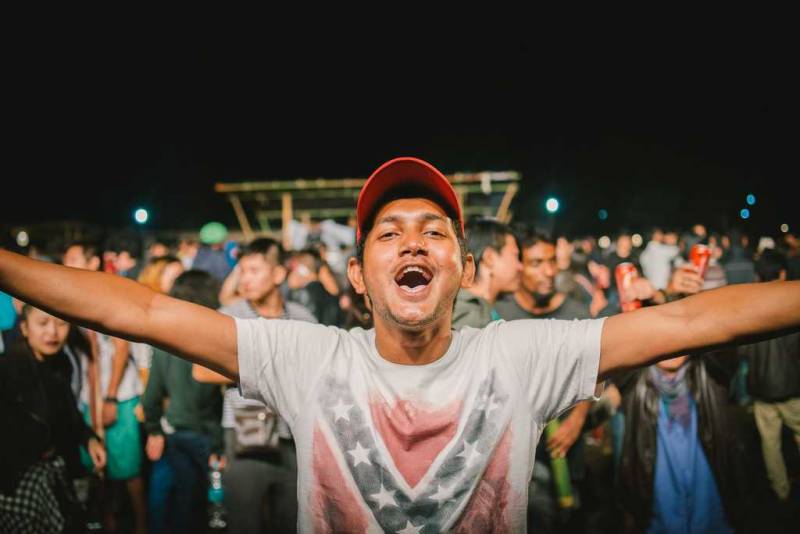 Camping in Ziro festival of music 2022