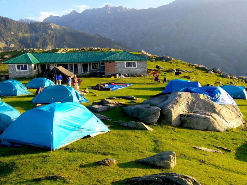 Triund Trek Camping