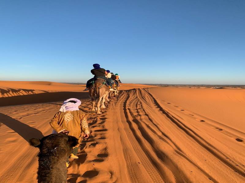 The Sahara Desert in Morocco with Caravan Saray