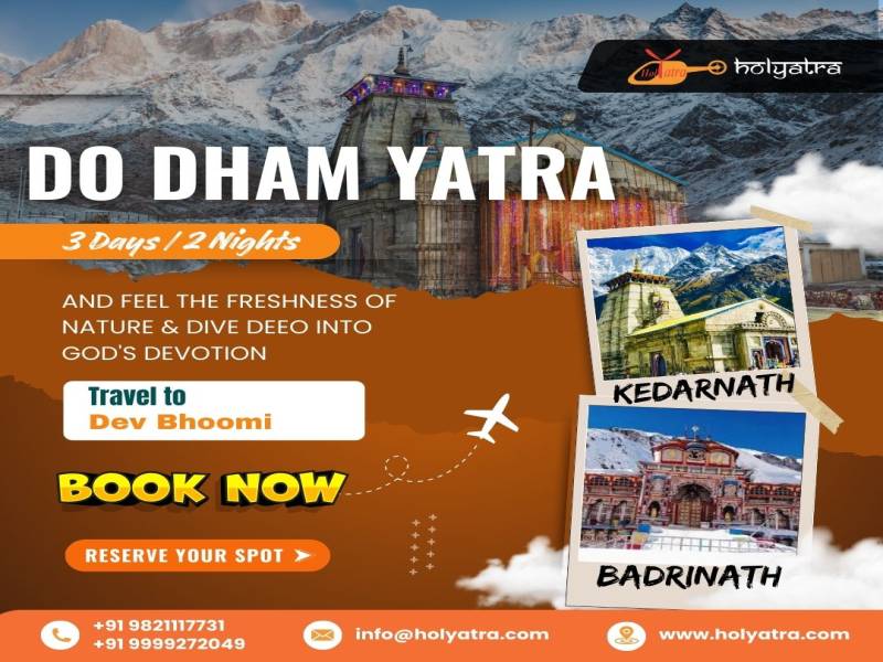 DO DHAM YATRA PACKAGE 4 NIGHT / 5 DAY