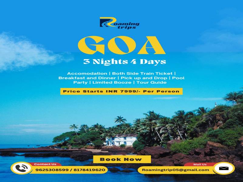 3 Nights And 4 Days Delhi To Goa