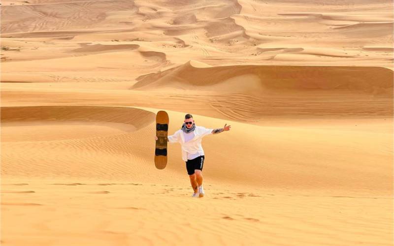 Dubai: Jeep Desert Safari, Camel Riding, ATV & Sandboarding