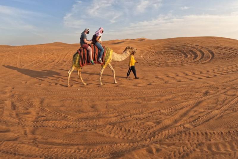 Dubai: Jeep Desert Safari, Camel Riding, ATV & Sandboarding