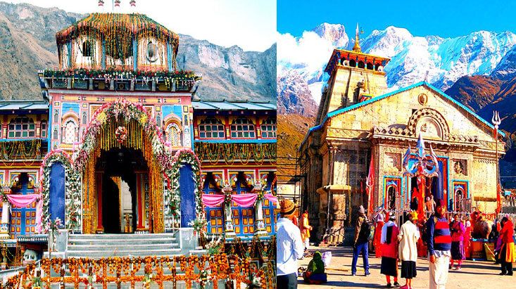 4 Nights 5 Days Kedarnath - Badrinath (2 Dham) Tour 2024 Package from Haridwar