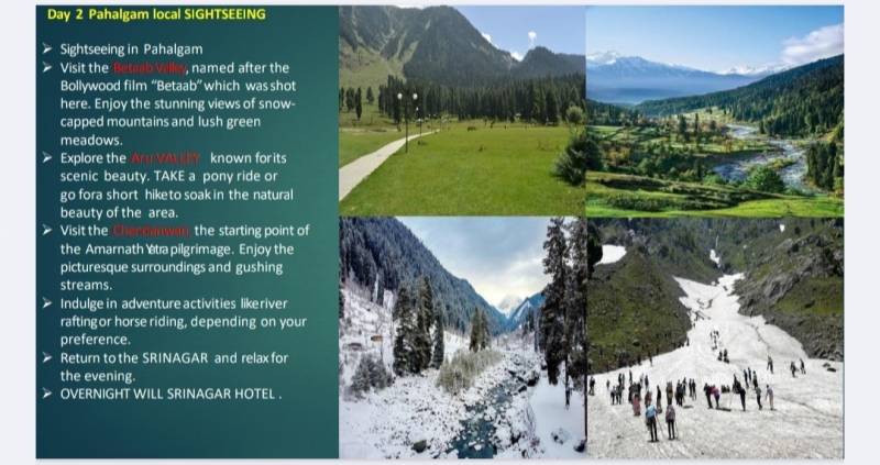 6 Night 7 Days Luxury tour to Kashmir