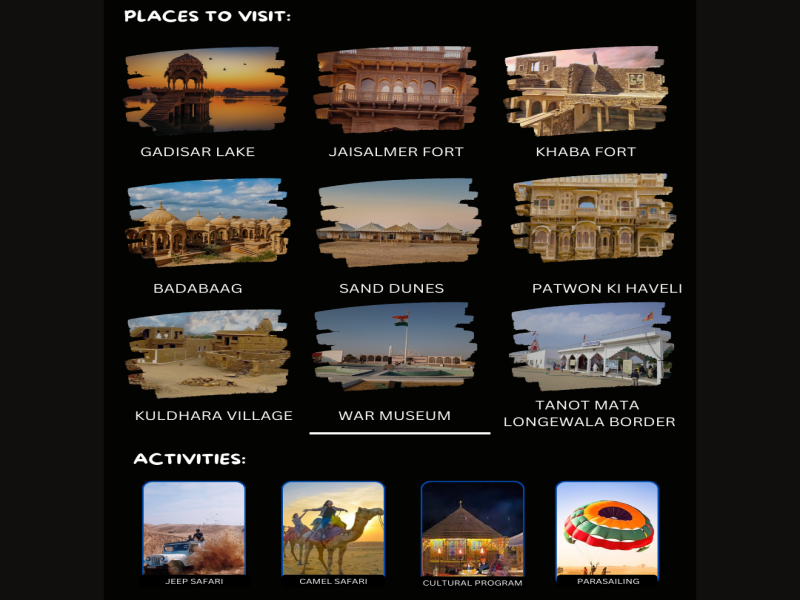 2 Nights 3 Days Jaisalmer Package
