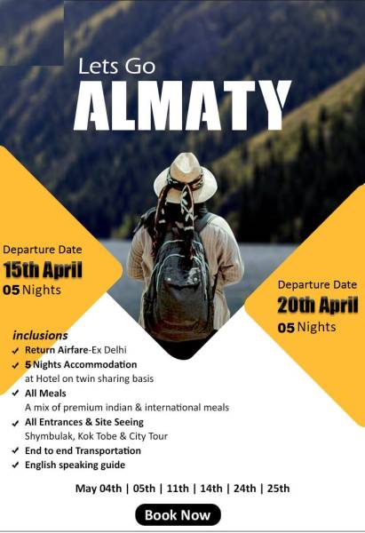 5 night 6 Days ALMATY TOUR