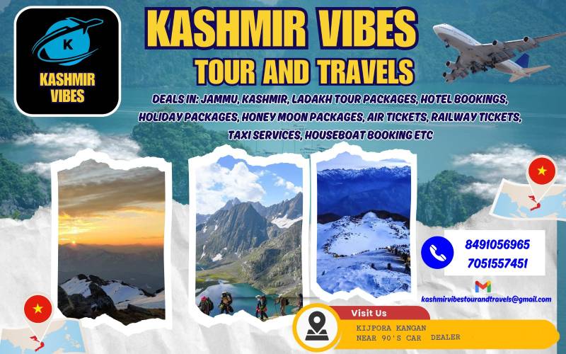 3 Nights 4 Days Kashmir Tour Package