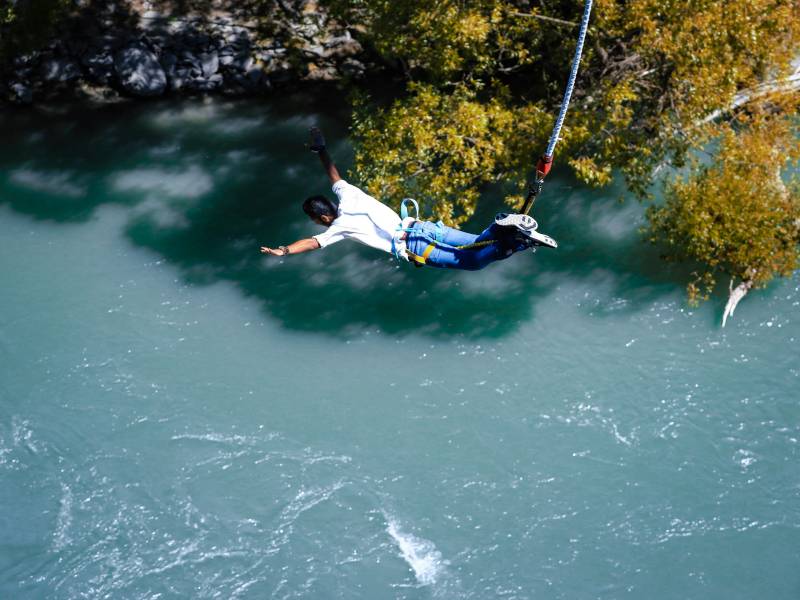 Bungee Jumping In Swer Village