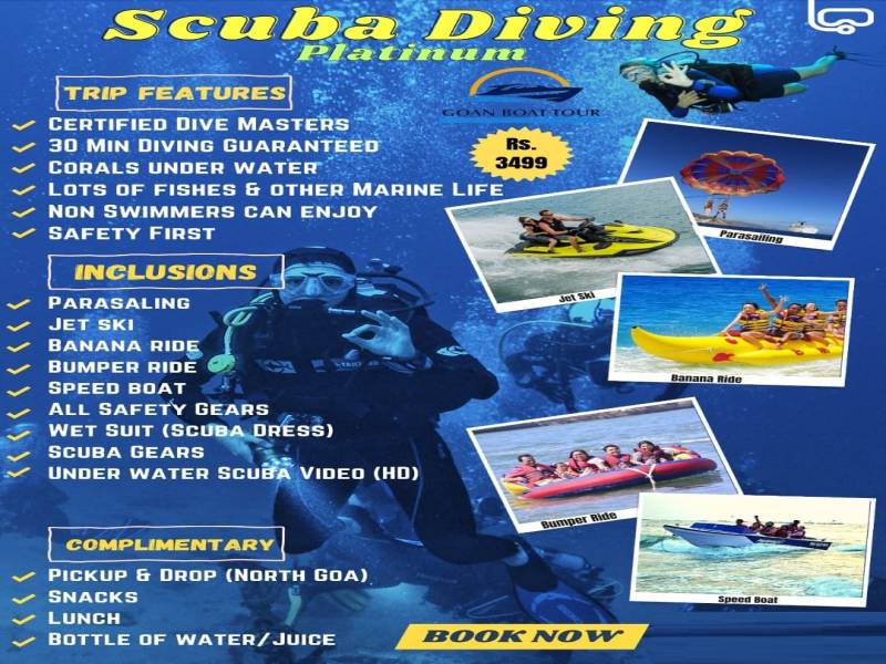 One Day Goa - Scuba Diving Platinum Package