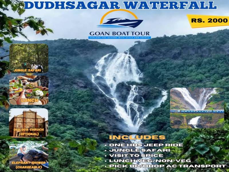 One Day Goa - Dudhsagar Waterfall Tour