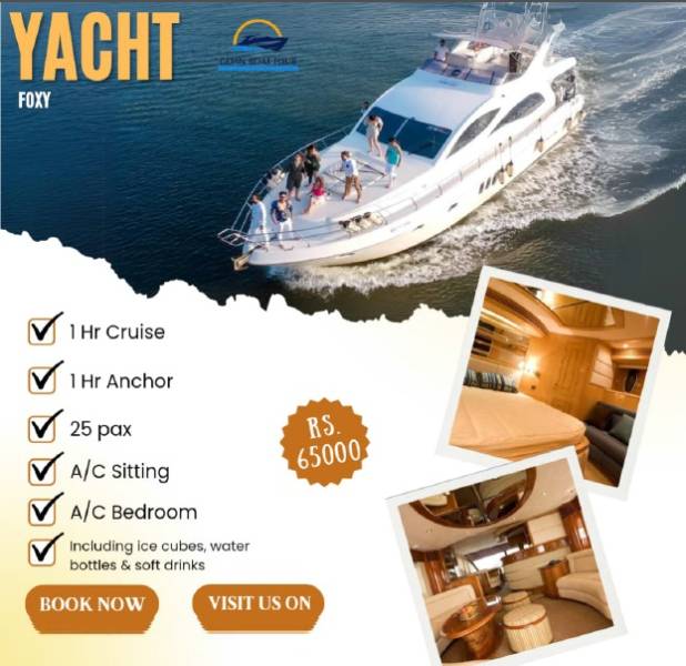 One Day Goa - Foxy Yacht Package