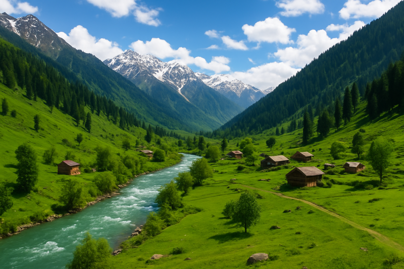 2 Night 3 Days Srinagar to Keran Valley Karnah Valley and Lolab Valley and Kalaroos Cave Kupwara