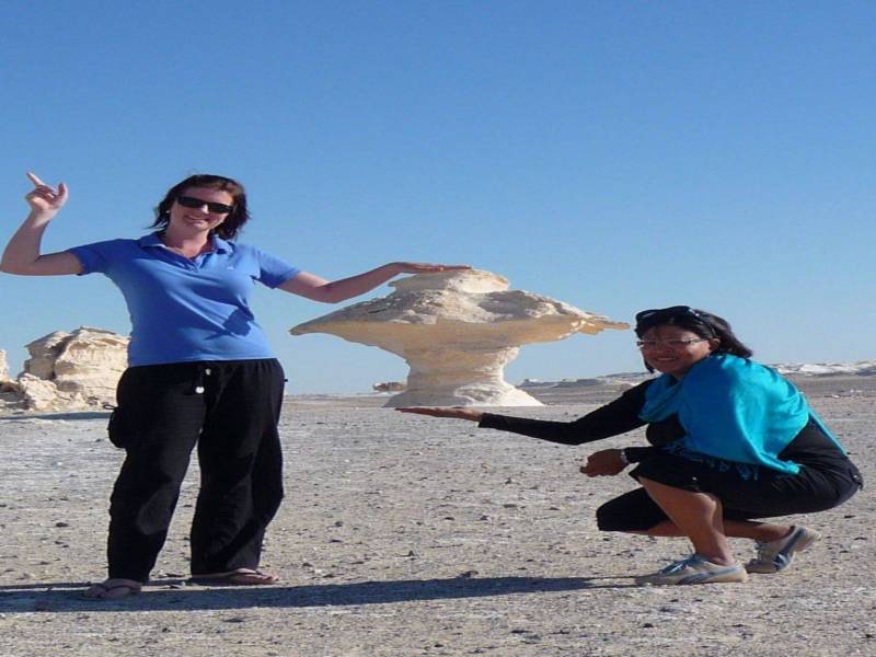 Private Overnight Camping in White & Black desert