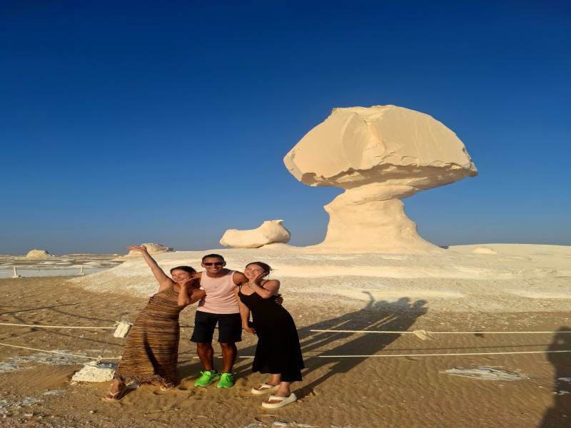 Private Overnight Camping in White & Black desert