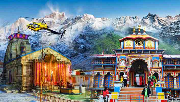 Do Dham Yatra By Helicopter Same Day Image