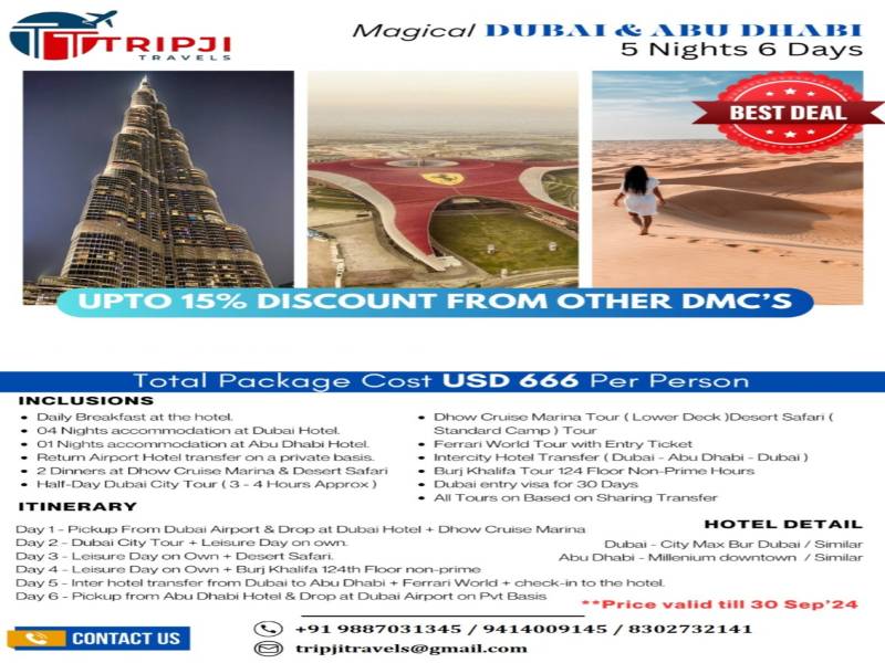 Dubai 5n - 6d Package