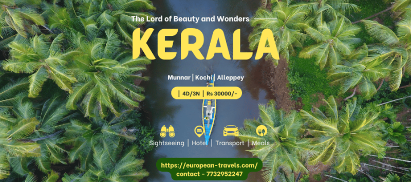 4 Days And 3 Nights Kerala Tour Package From Jaipur