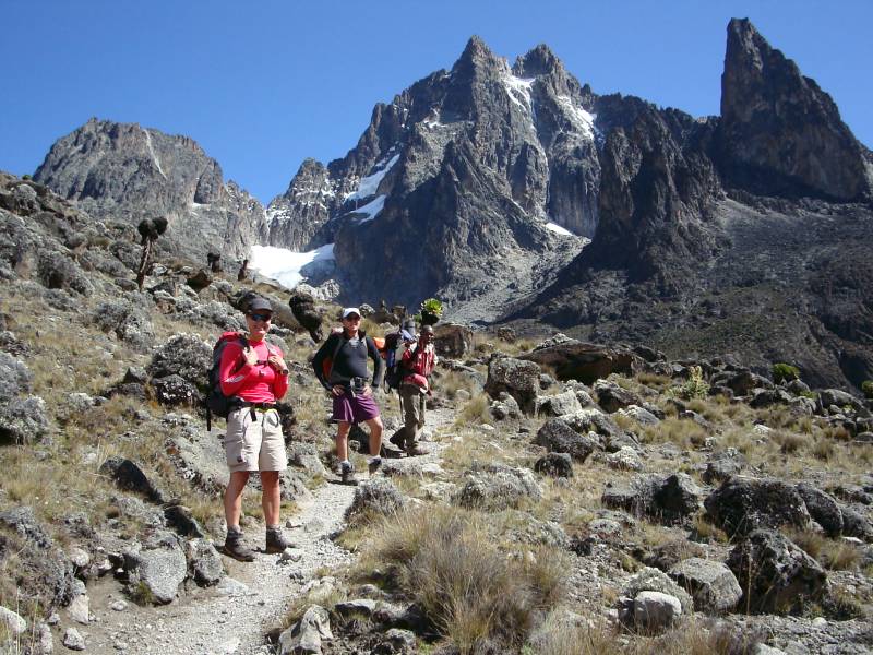 5 Days Mount Kenya Climbing Sirimon Down Chogoria Route Tour Image