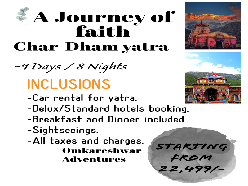 8 Nights 9 Days Char Dham Yatra