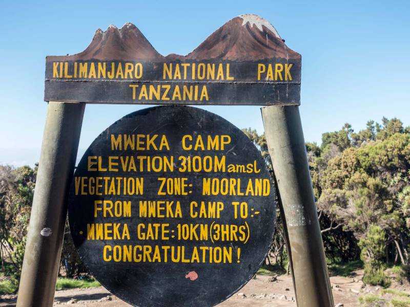 8 Days Mount Kilimanjaro Northern Circuit