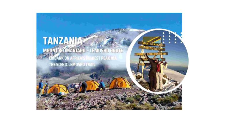 Summit Dreams - Mount Kilimanjaro - Lemosho Route 8N - 9D Tour Image