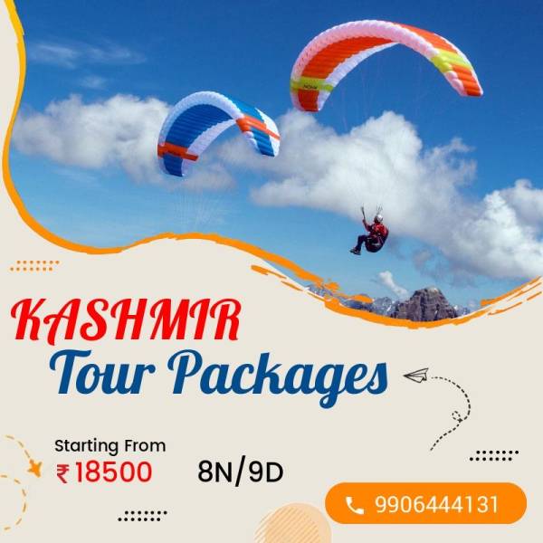 8 Nights 9 Days Package For Kashmir Trip