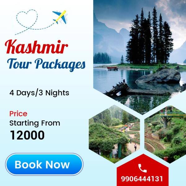 3 Nights 4 Days Package For Kashmir