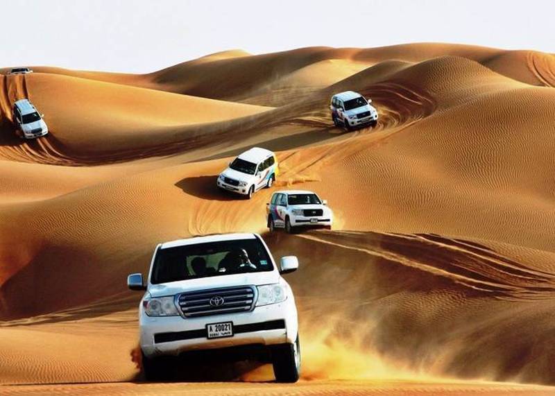 Dubai Trio Package - City Tour - Desert Safari And Dhow Dinner Cruise Image