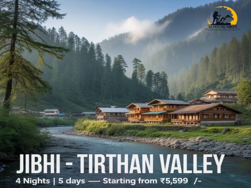 5 Days Jibhi - Tirthan Valley Tour