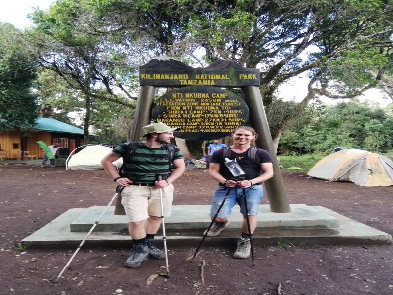 9N 8D Mountain Kilimanjaro Lemosho Route Tour Package