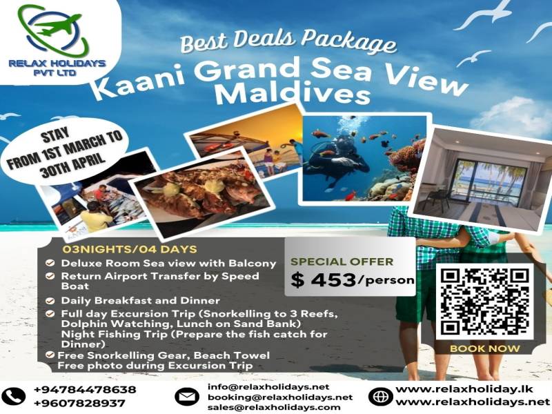 03Night/ 04 Days Special Maldives Package Image