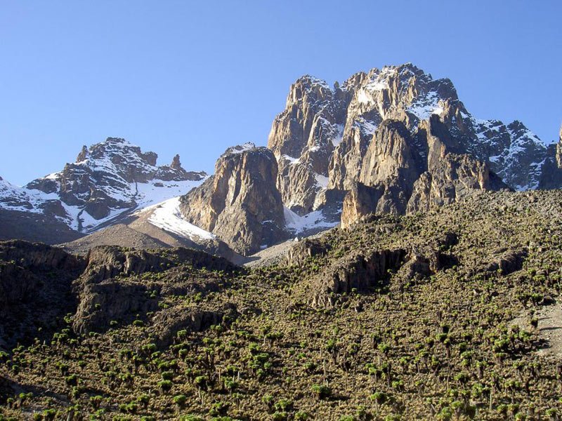 Mt Kenya Trek - Wildlife Lodge Safari And Mombasa Beach Vacation Tour