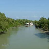Kolkata City with Mangrove Forest