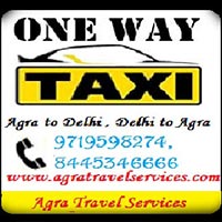 One Way  Taxi Agra To Delhi & Delhi To Agra
