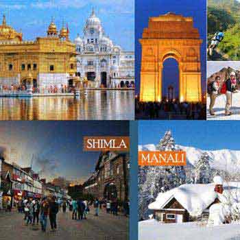 Delhi - Shimla - Manali - Dalhousie - Chandigadh - Delhi Package