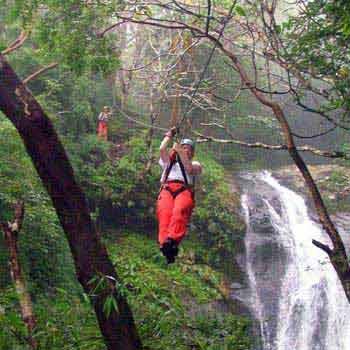 Shore Excursion Puntarenas Zip Line Tour 25 Lines Over 11 Waterfalls, Us$89