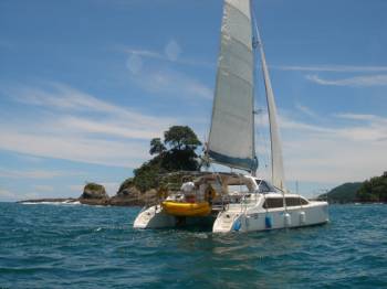 Catamaran Day or Sunset Caldera Cruise Tour