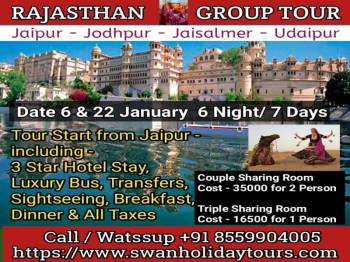 6 Night 7 Days Rajasthan Group Tour